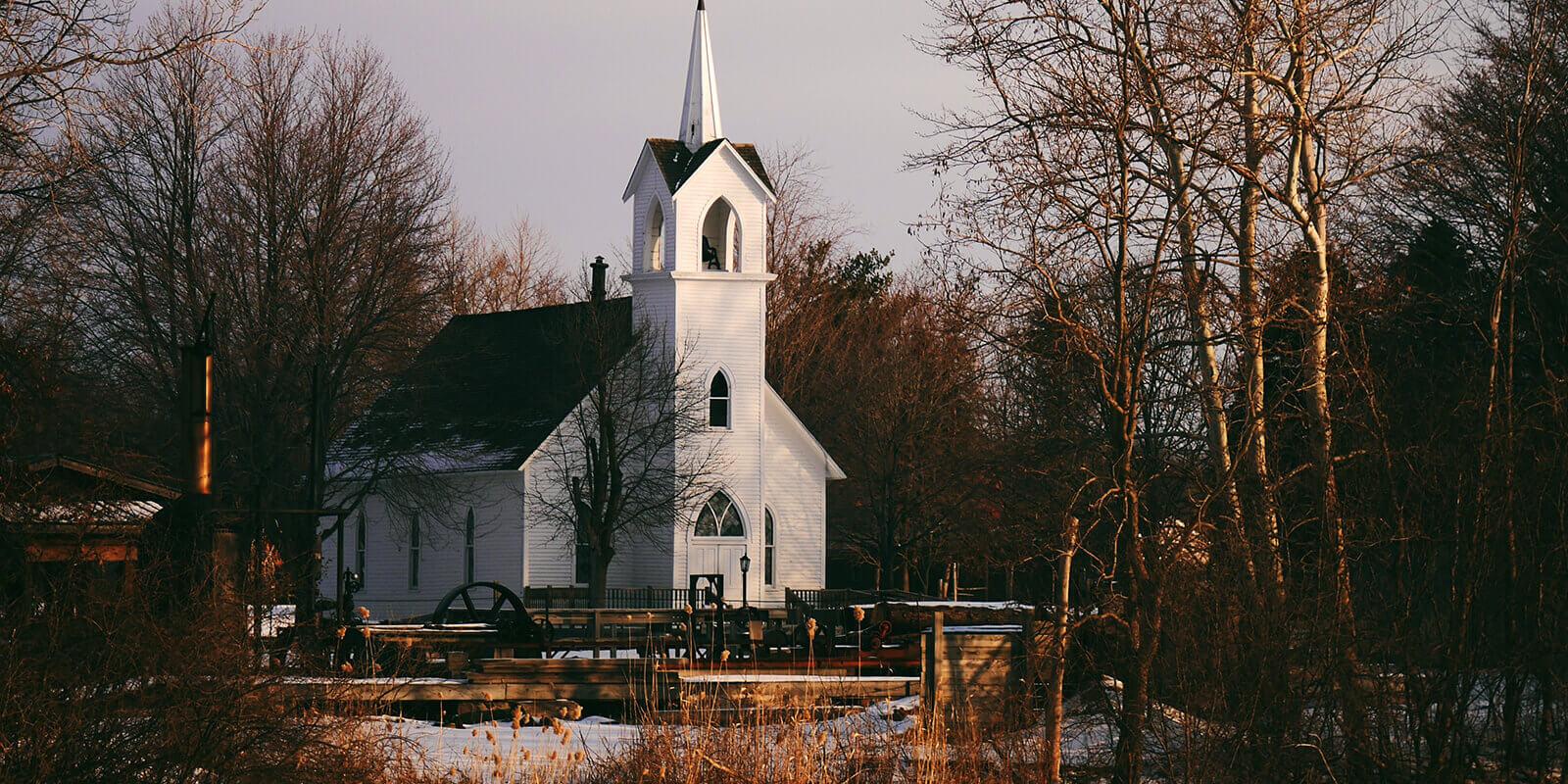 Kirche im Winter